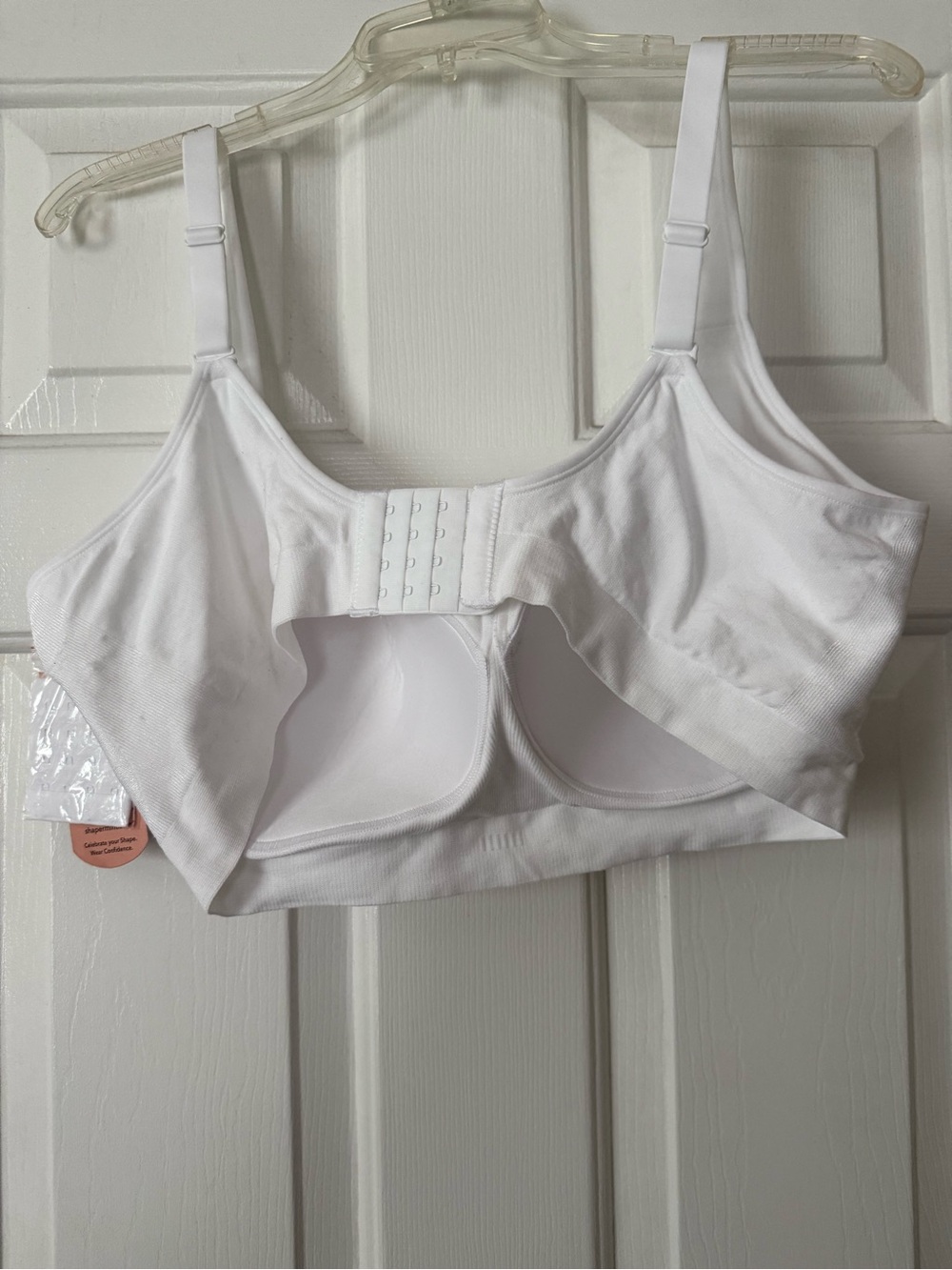 Shapermint Seamless White Sleep & Lounge Bra - 3X - Picture 2 of 5